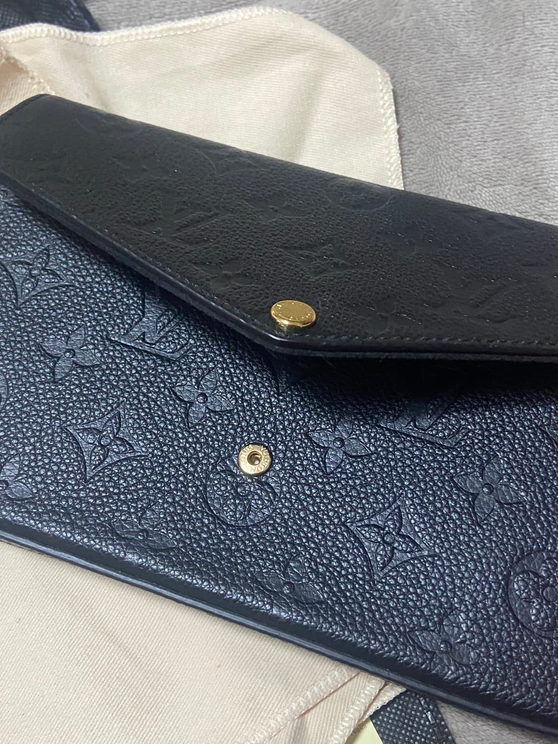 [상태s]루이비통 포쉐트 펠리시 앙프렝뜨 블랙 상품이미지5