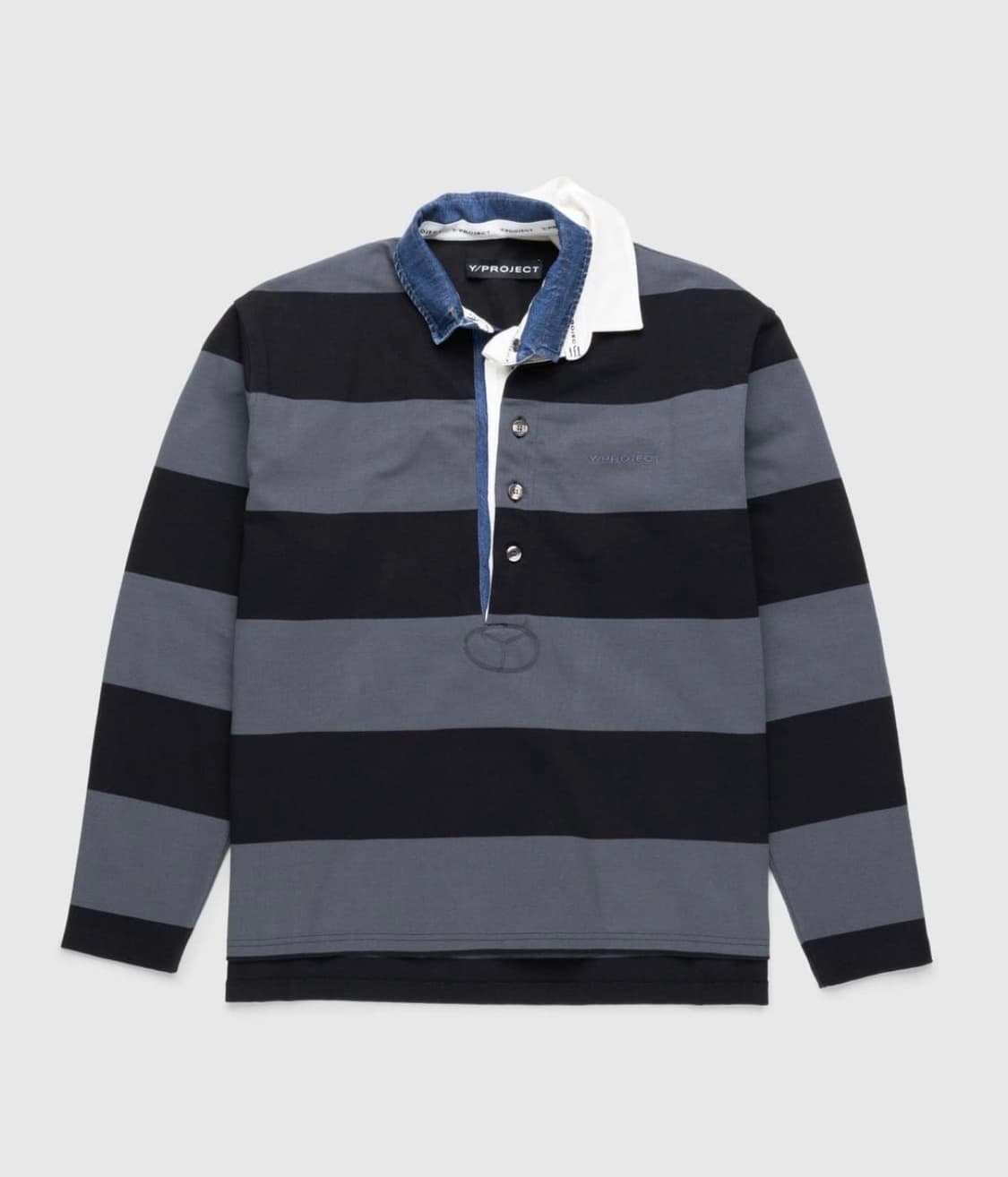 와이프로젝트 트리플 카라 럭비 티셔츠 (코르티스 마틴 착용) 상품이미지3