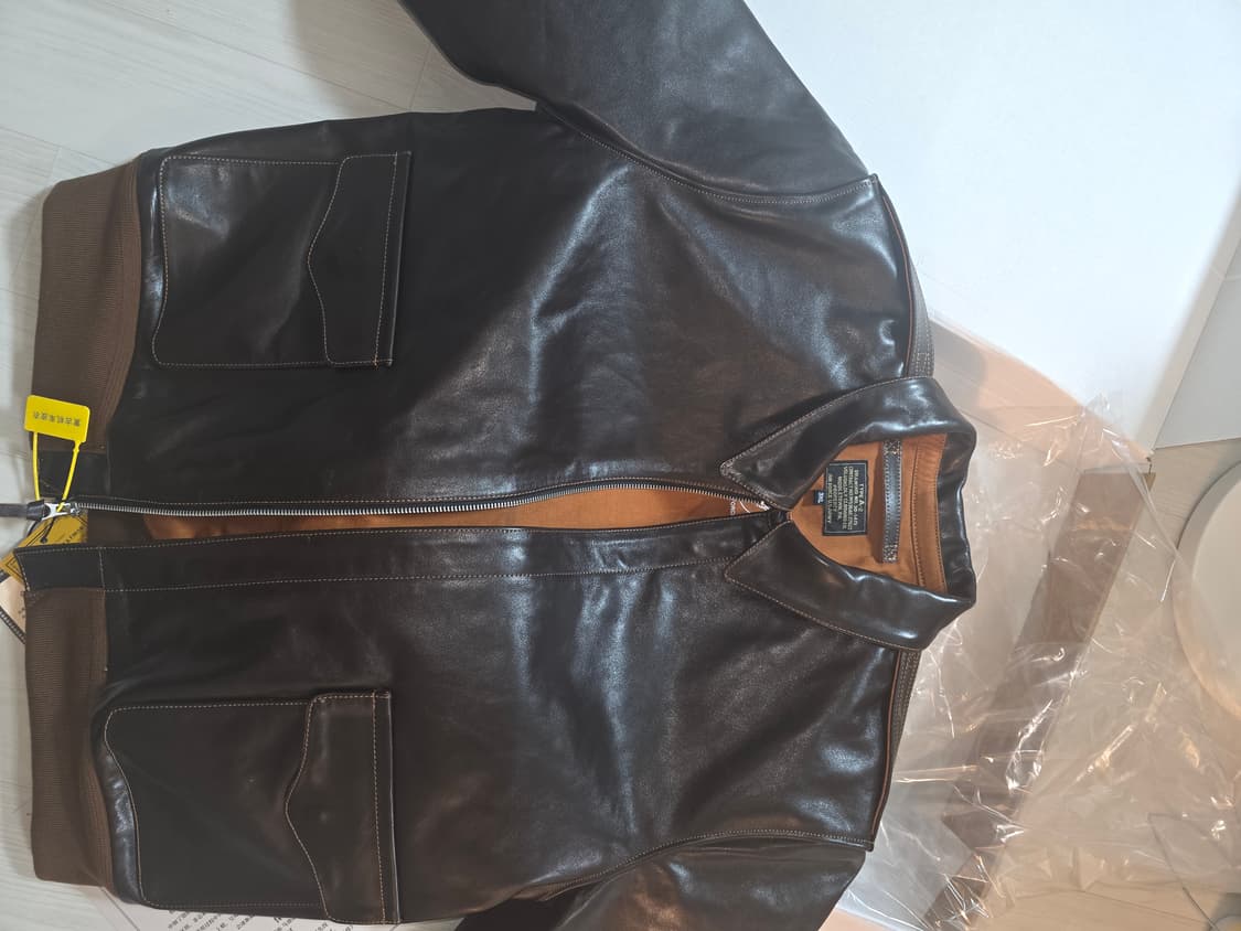 Veluokldly 말가죽 A-2 자켓 3XL 판매합니다 상품이미지1