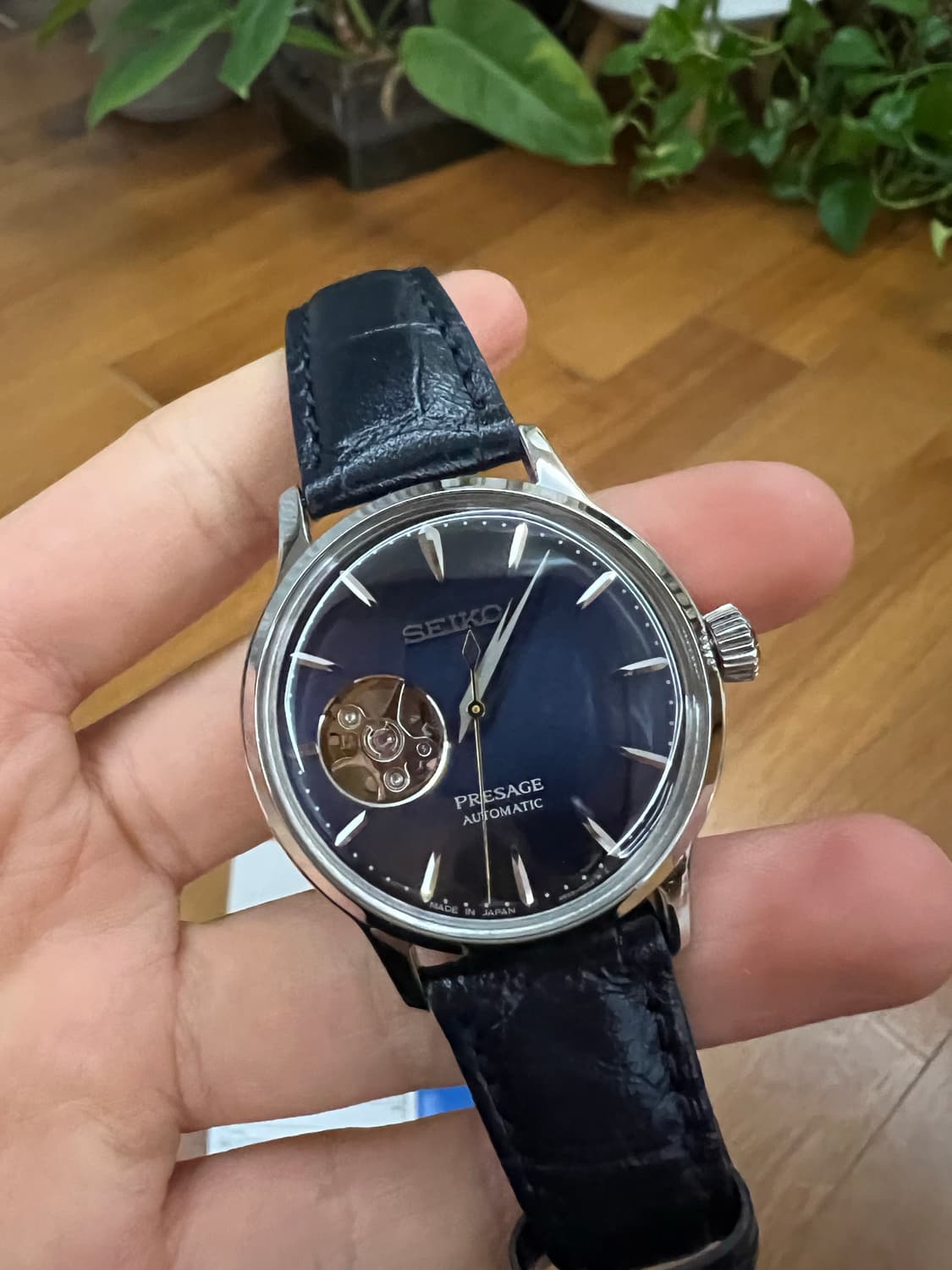 세이코 프레사지 오픈하트 칵테일 풀박 남녀공용 사이즈 청판 상품이미지5