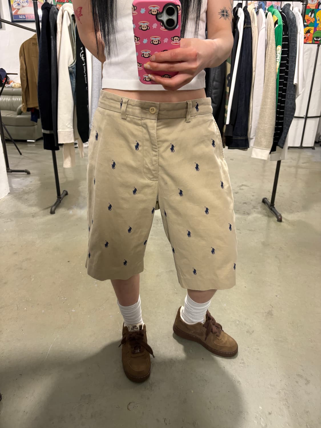 폴로 포니자수 반바지 상품이미지2