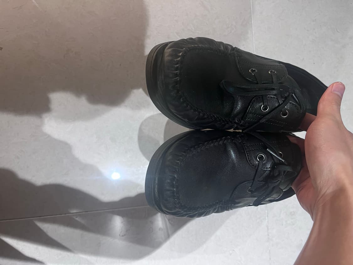 야세 셔링 보트 슈즈 블랙 260 상품이미지5