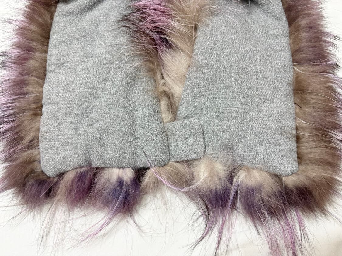 리가ㅡ 새제품/ 천연 폭스 자석 내장형 넥워머/목도리/카라/머플러 상품이미지5