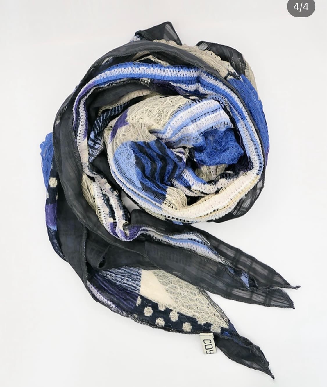 코이세이오 스카프 블루 상품이미지1