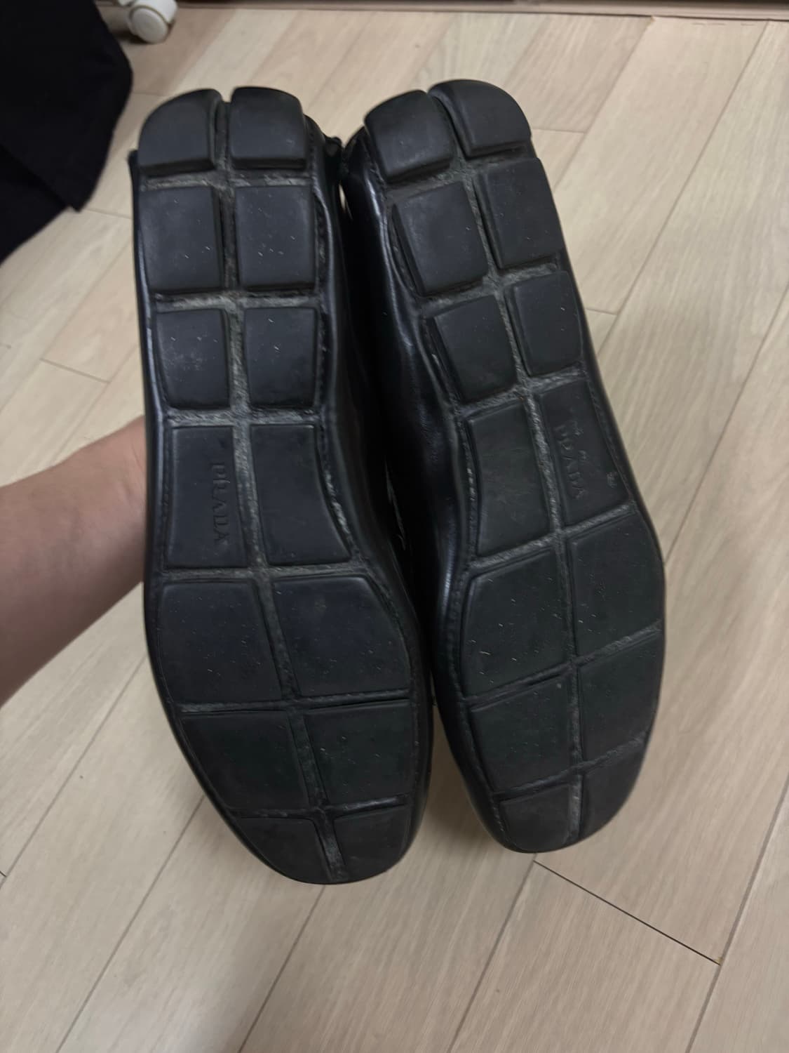 프라다 셔링 드라이빙슈즈 로퍼 uk8 상품이미지4