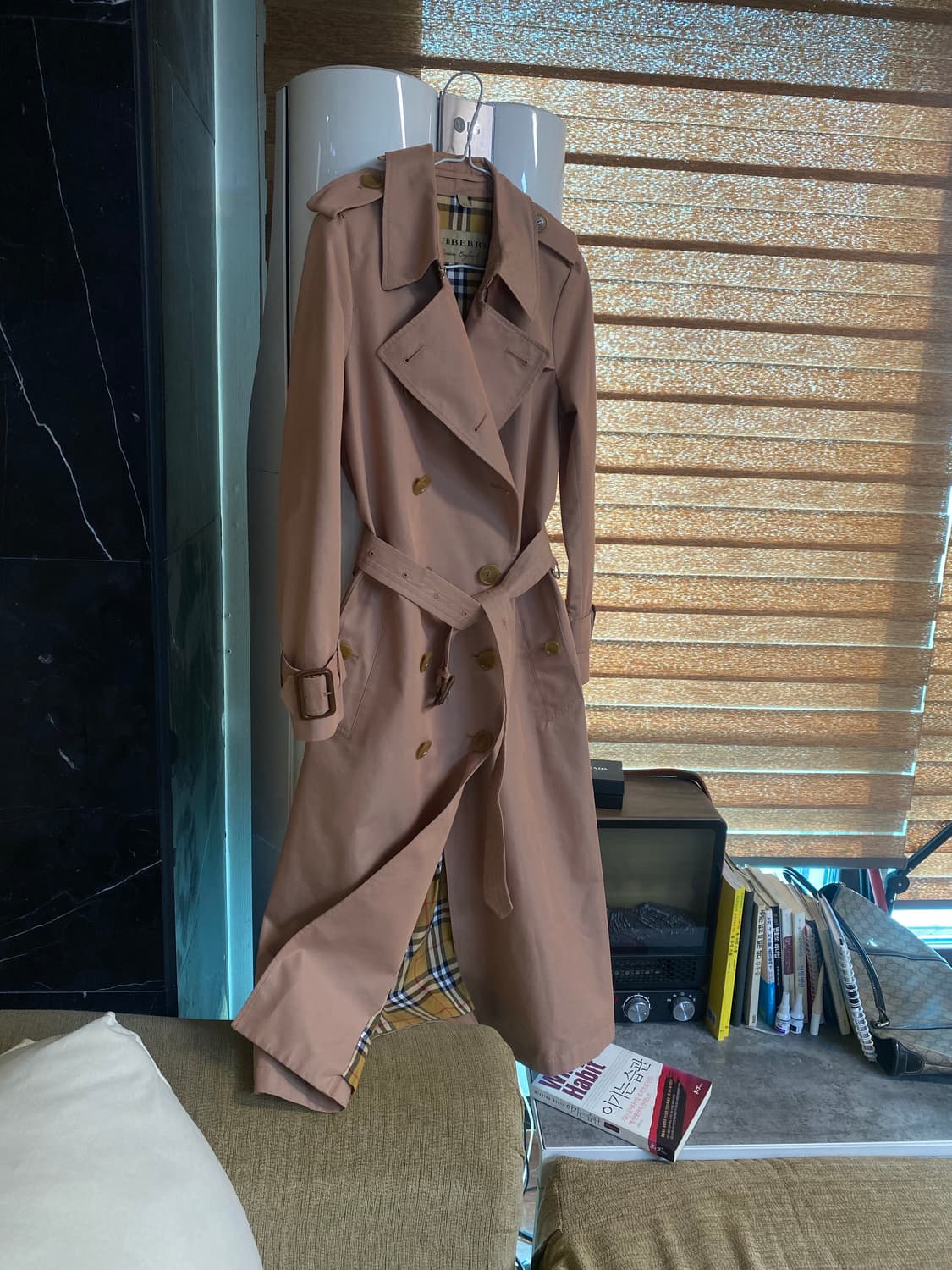 버버리 트로피컬 개버딘 김남주 트렌치코트 44~55사이즈 상품이미지6