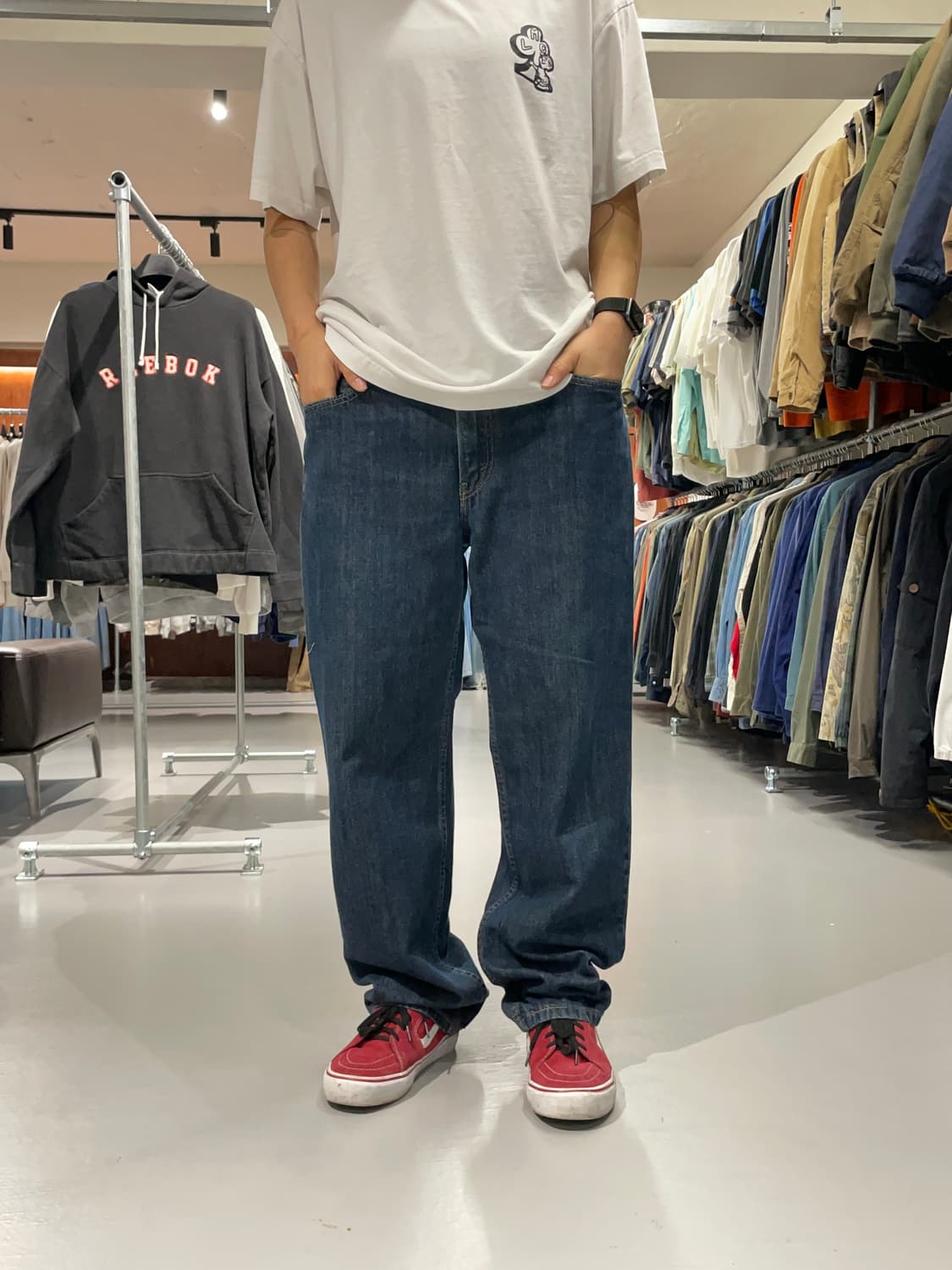 리바이스 550 진청 데님 팬츠 상품이미지2