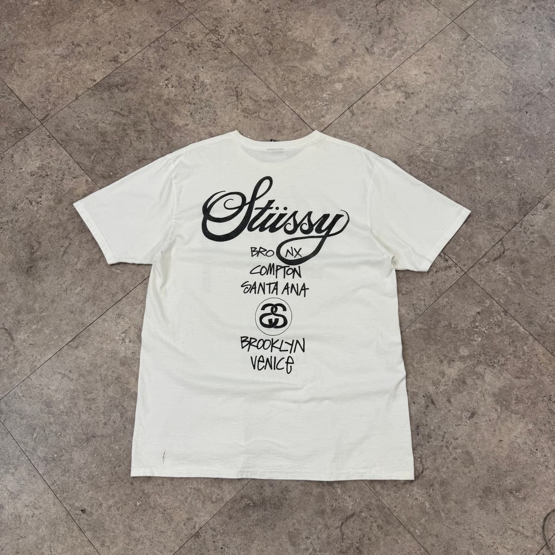 스투시 화이트 반팔티 #csz64 상품이미지5