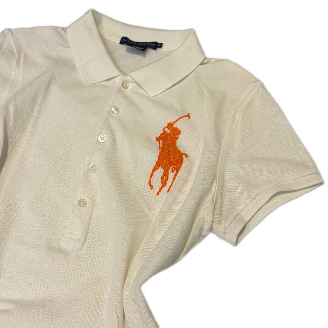 ✨[정품]폴로 랄프로렌 딱붙핏 빅포니 화이트 카라티 PK✨ 상품이미지3