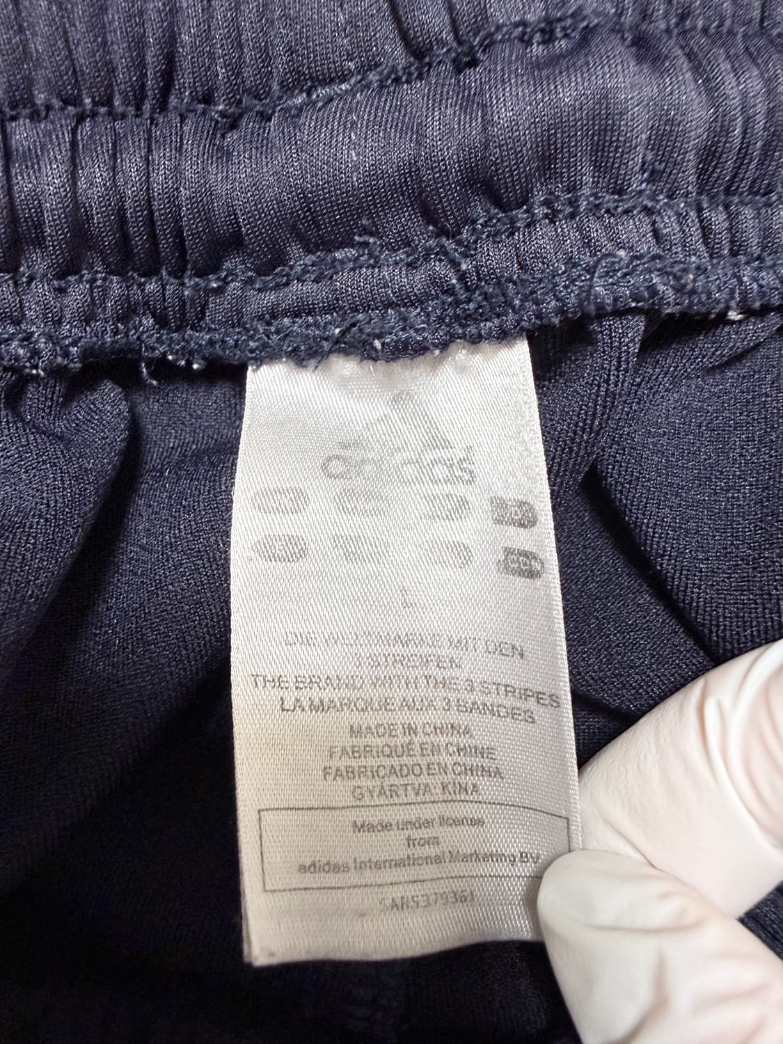 아디다스(adidas) 삼선 트랙팬츠 네이비 밑단지퍼 데일리 상품이미지6