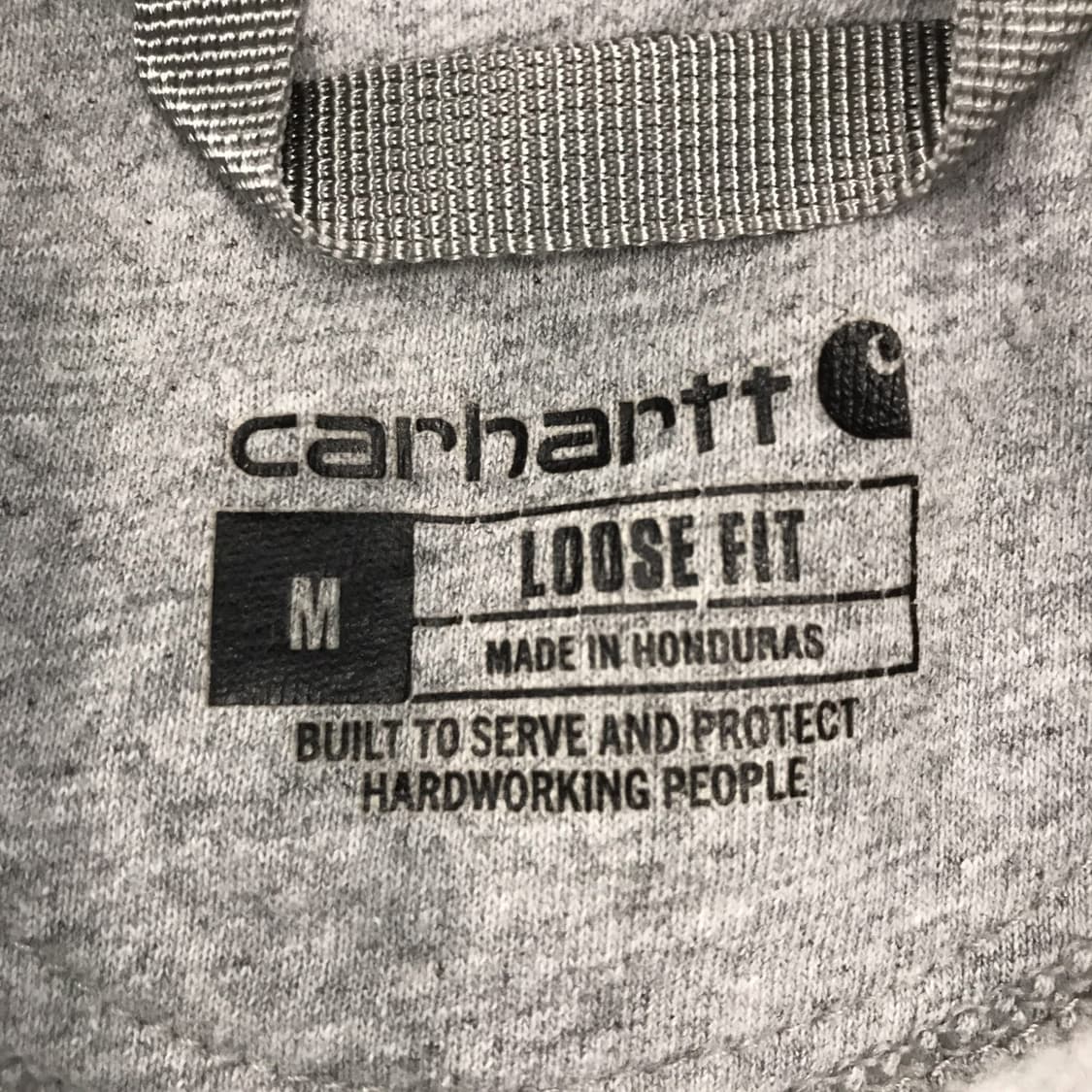 칼하트 미드웨이트 후드티셔츠 K121 헤더그레이 [M] 상품이미지5