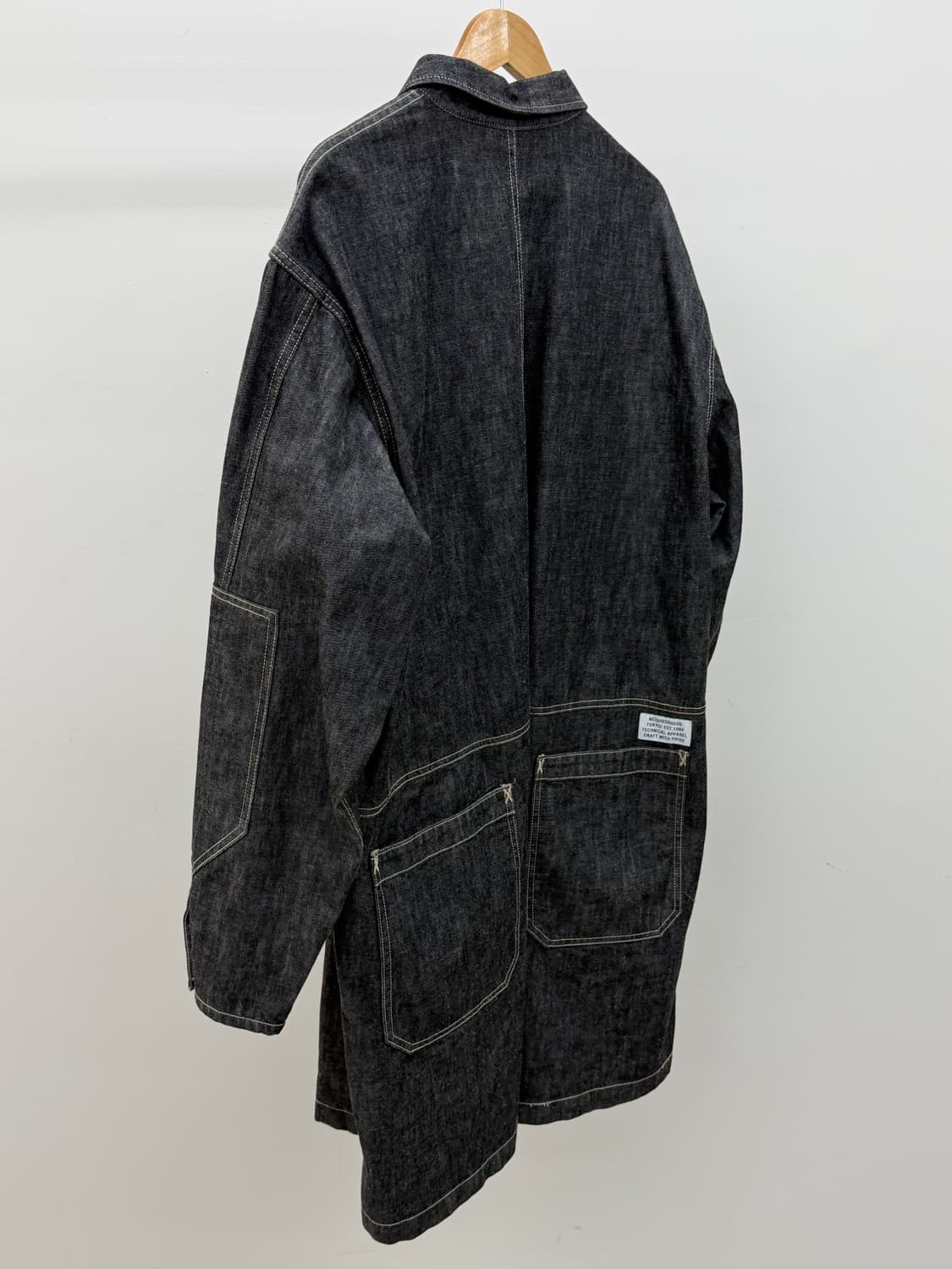 네이버후드 세비지 데님 딜러 코트XL(민트급) 상품이미지3