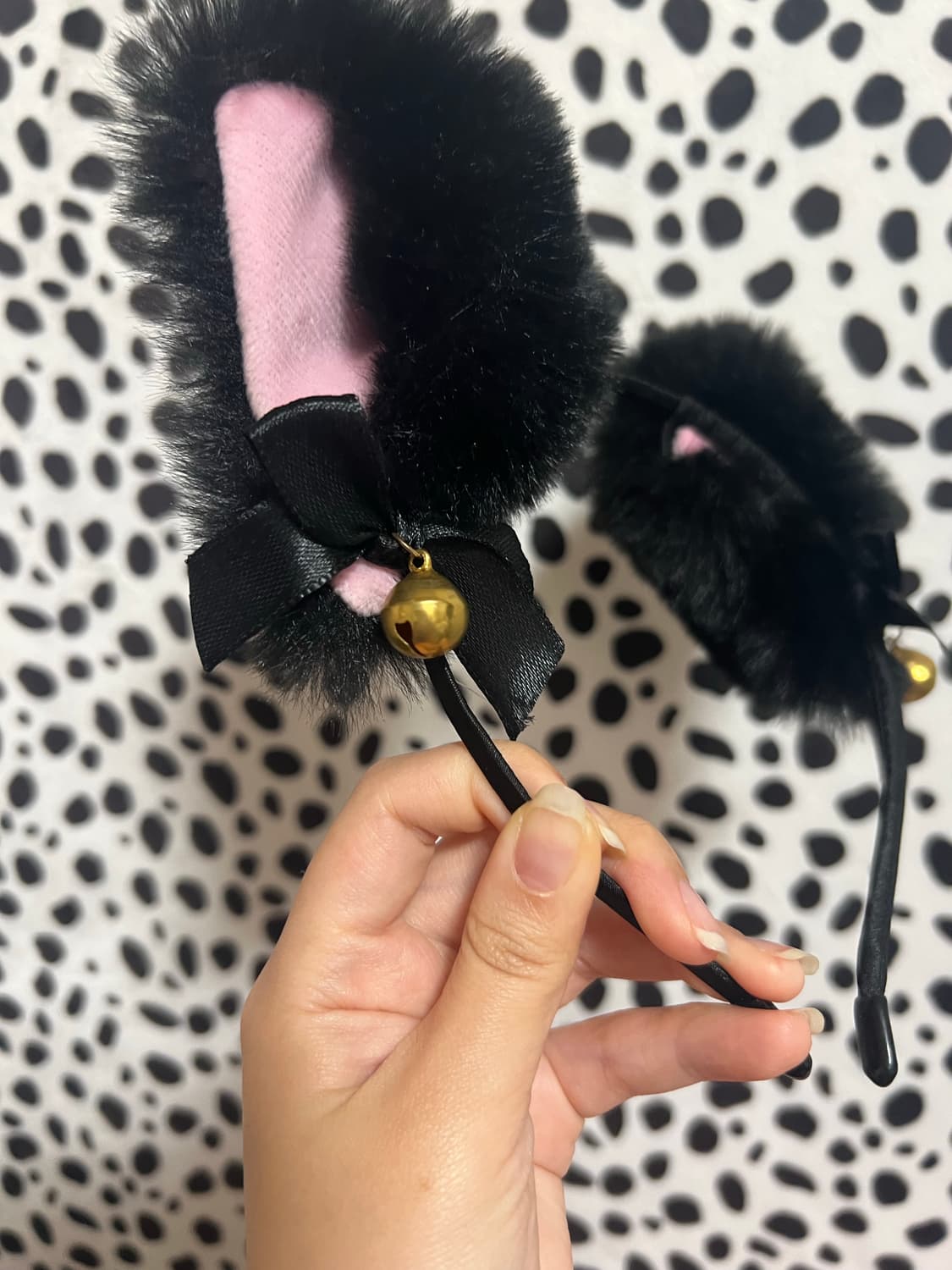 고양이 방울 퍼 코스프레 파티 머리띠  상품이미지3