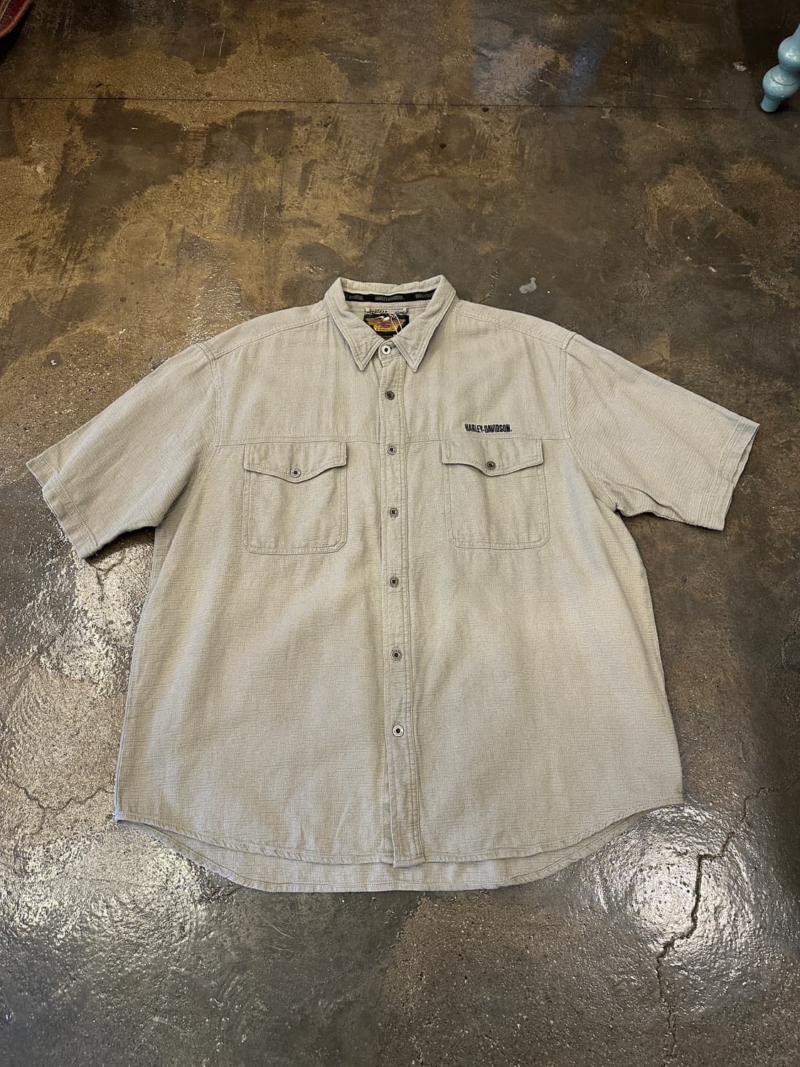 00s Harley Davidson 할리 데이비슨 반팔 셔츠 XXL 상품이미지1