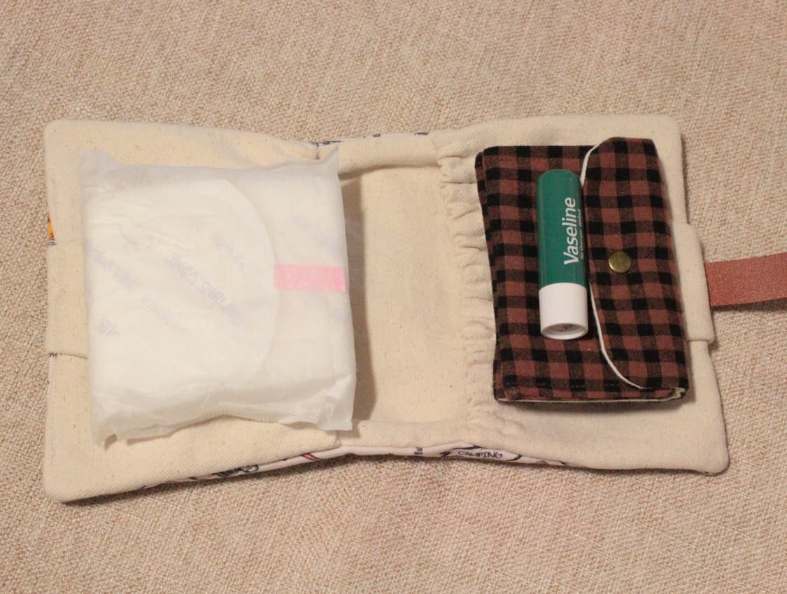 핸드메이드 밴딩 2포켓 파우치 상품이미지9