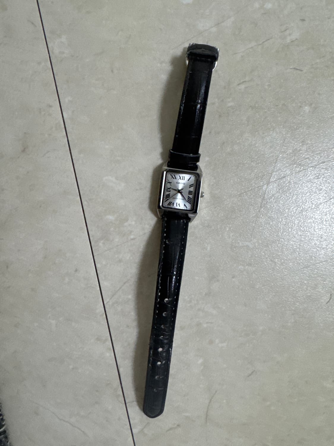 카시오 가죽시계 상품이미지1
