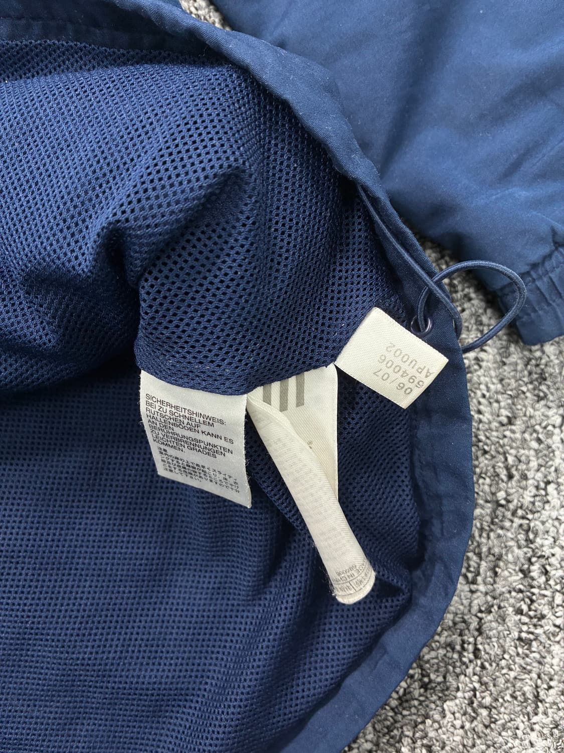 아디다스 07-08 삼성 첼시 배색 바람막이 M 상품이미지9