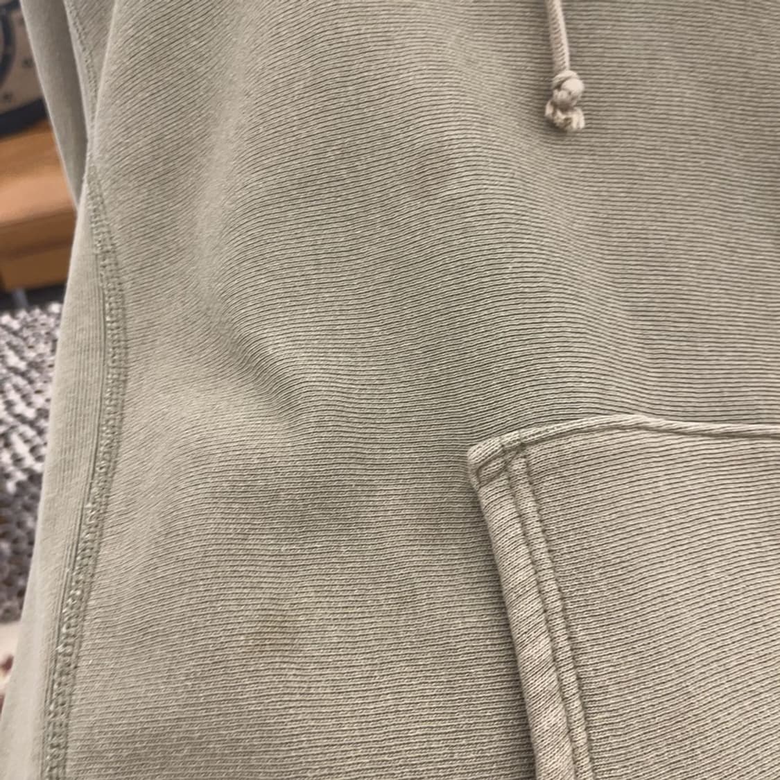 챔피온 리버스위브 빈티지 올리브카키 후드티 L C09539 상품이미지7