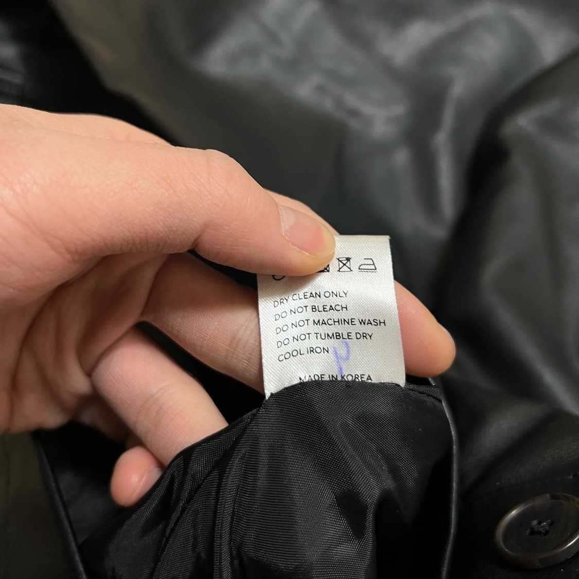 SOUFFLE 여성 오버핏 카라 가죽자켓 FREE  상품이미지5