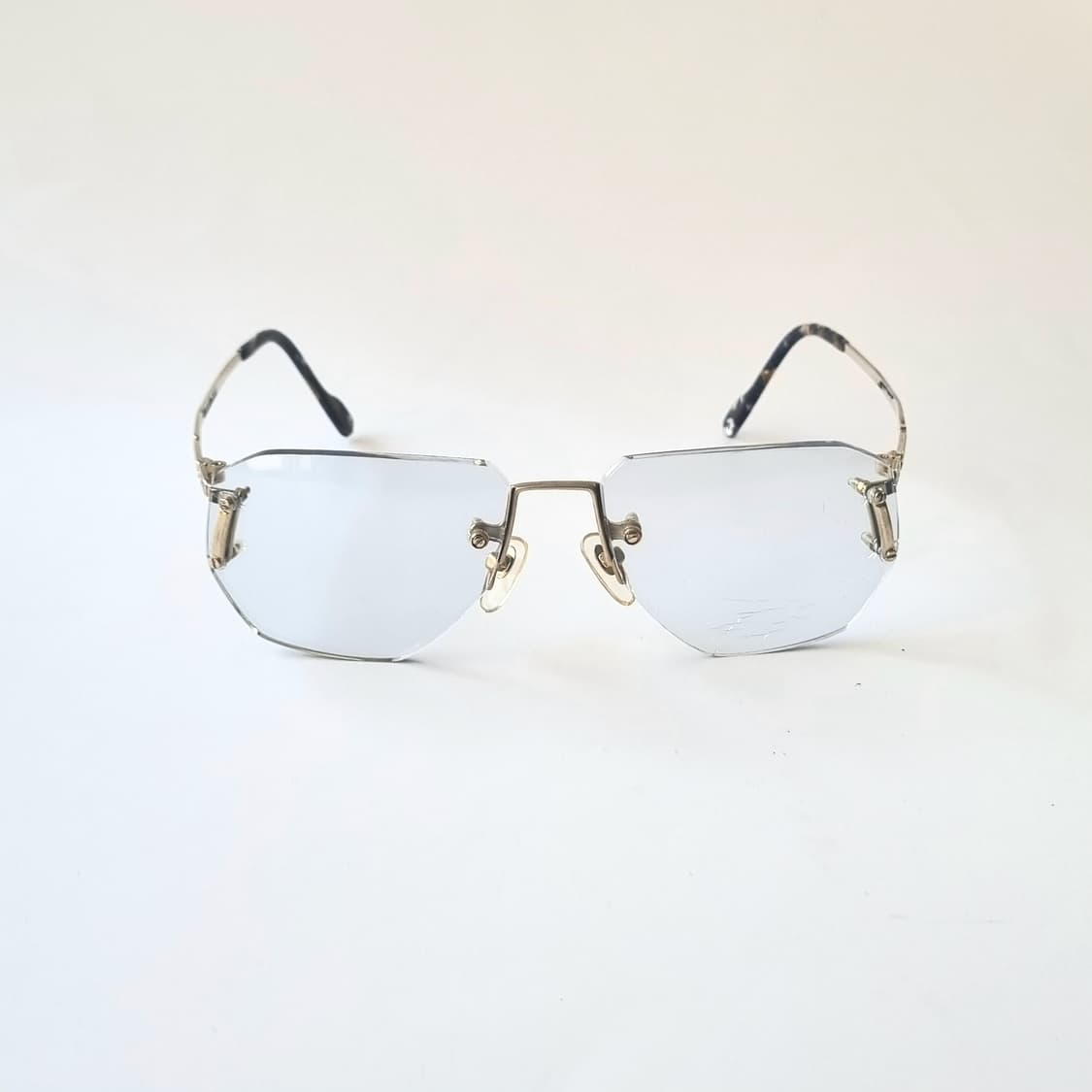 데드스탁 빈티지 무테 큰안구 안경테 1292 상품이미지2