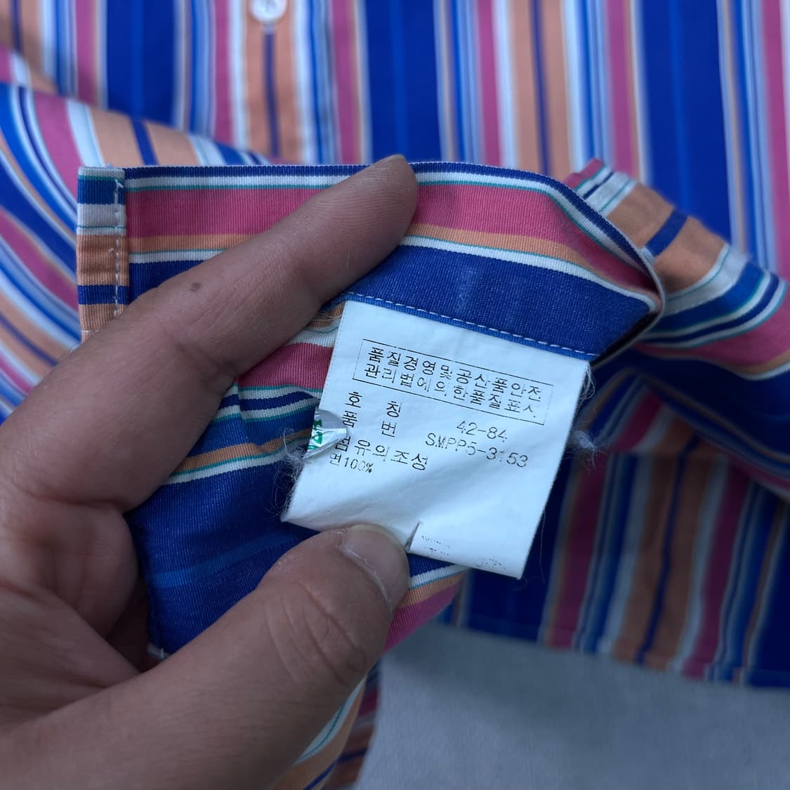 100 폴로 랄프로렌 빈티지 스트라이프 셔츠 상품이미지4