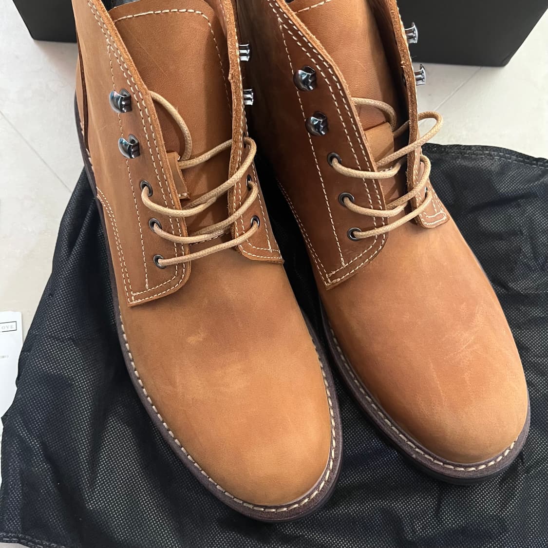 새상품(280) 로맨틱무브 레일로드 워커 오일 빈티지 탄 상품이미지5