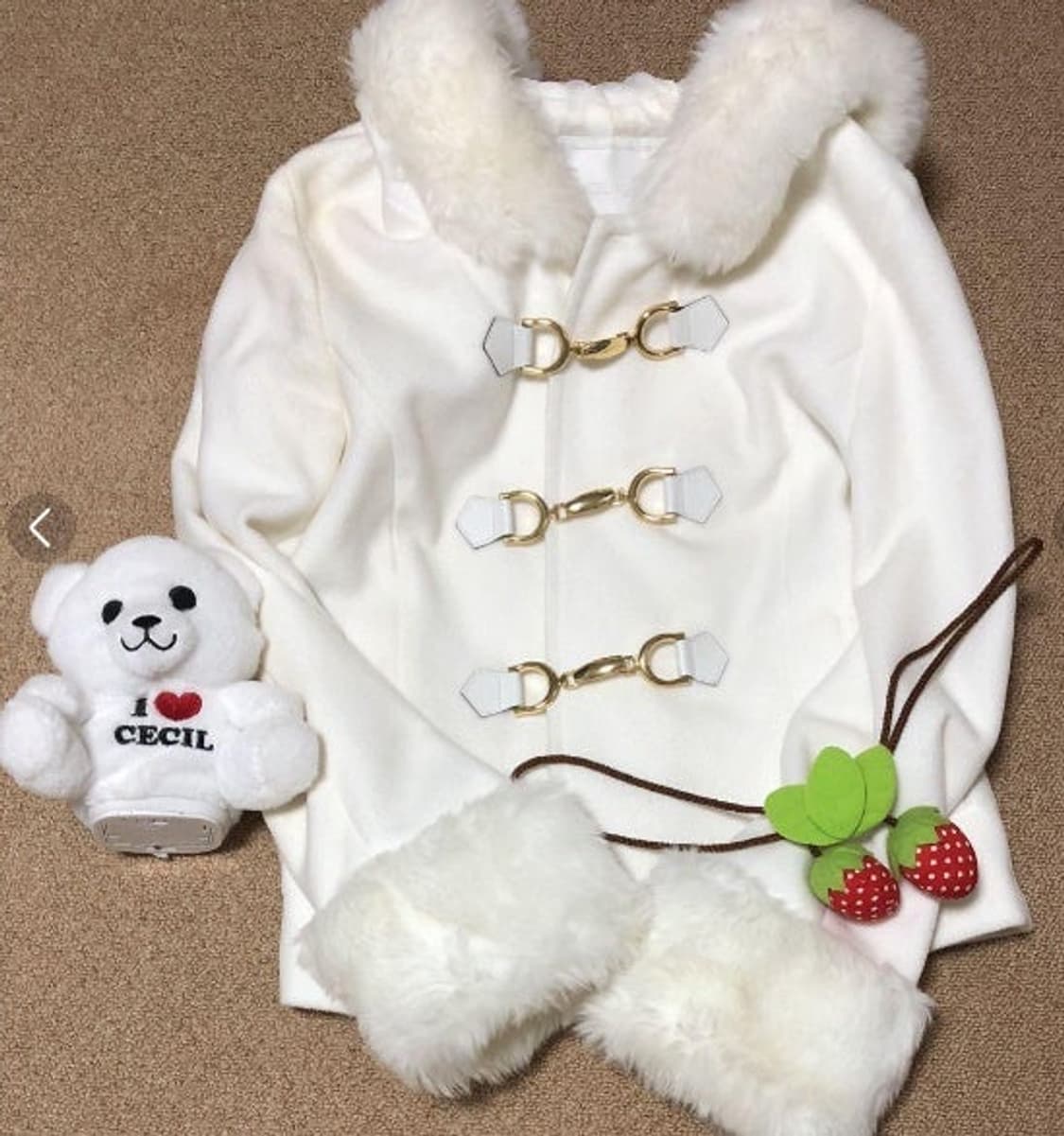 세실맥비 숏코트 달천 대장 y2k 히메 로맨틱갸루 빈티지 자켓 핀터깔펑크 상품이미지1