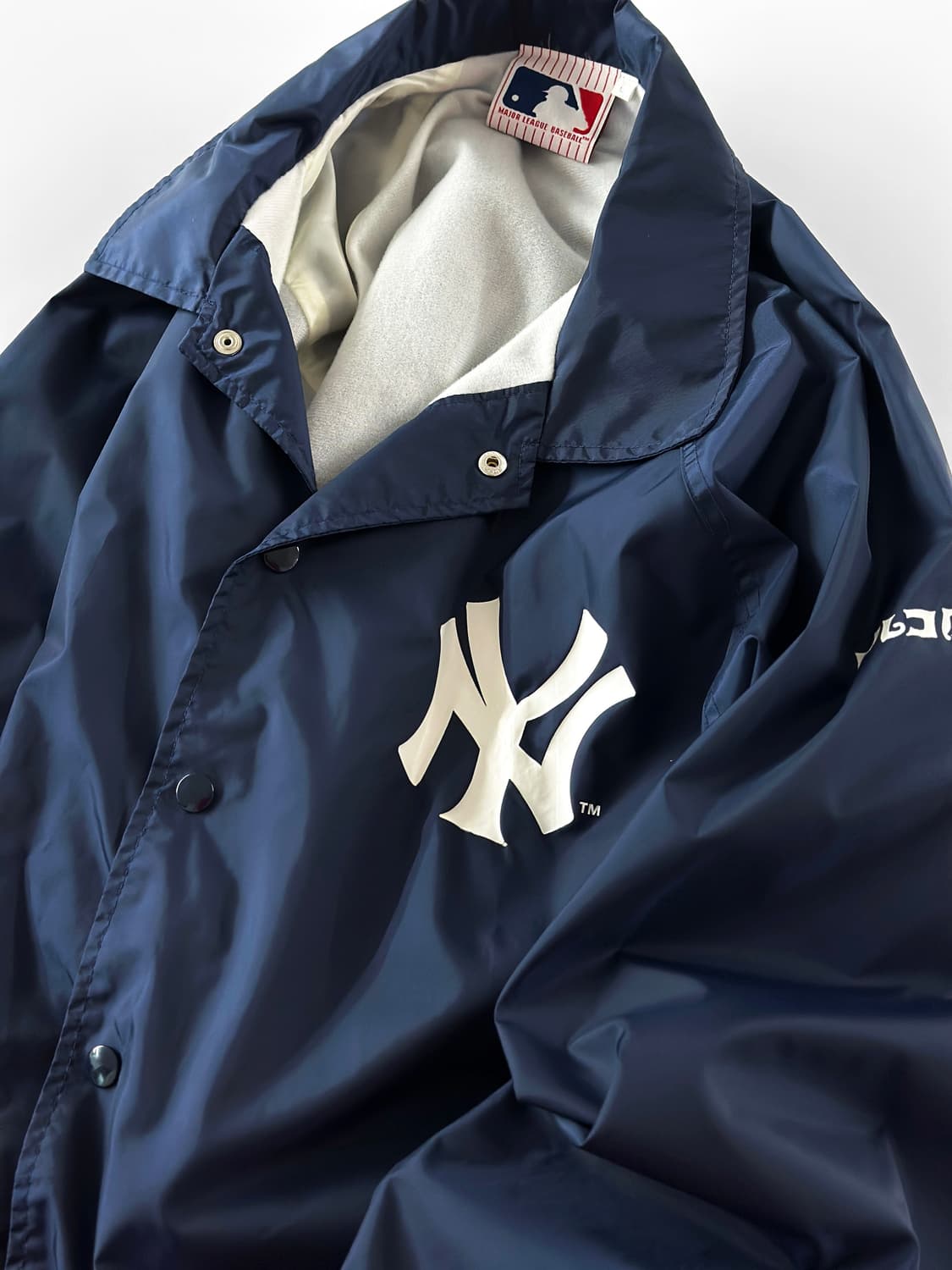 00s 빈티지 뉴욕 양키스 mlb 코치 자켓 상품이미지4