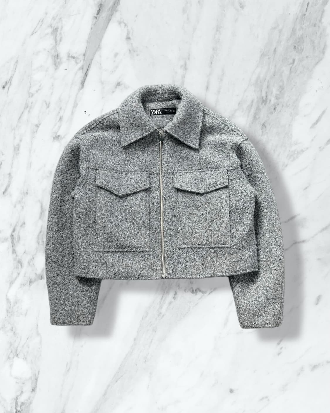 자라 부클레 봄버자켓  상품이미지1