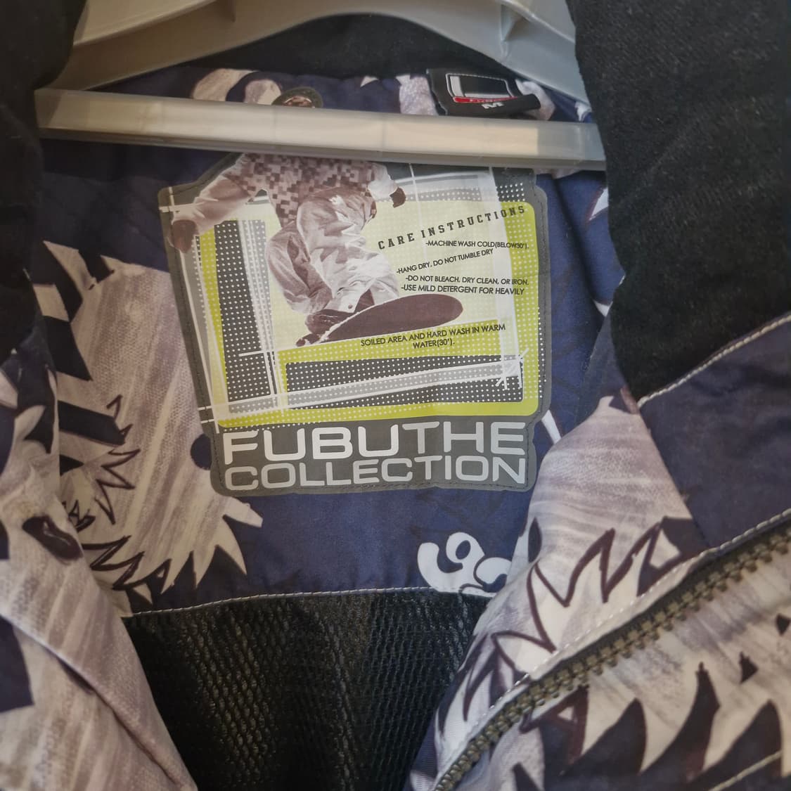 푸부 FUBU 패턴 후드 바람막이 자켓 M~ 상품이미지2