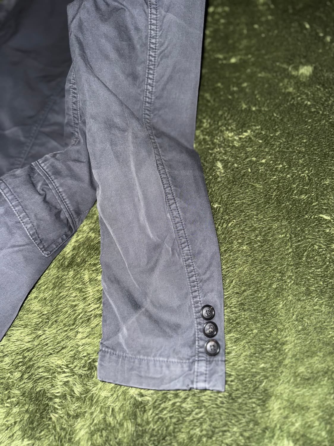 [S] 꼼데가르송 옴므 08AW 워시드 코튼 블레이저 자켓 상품이미지9