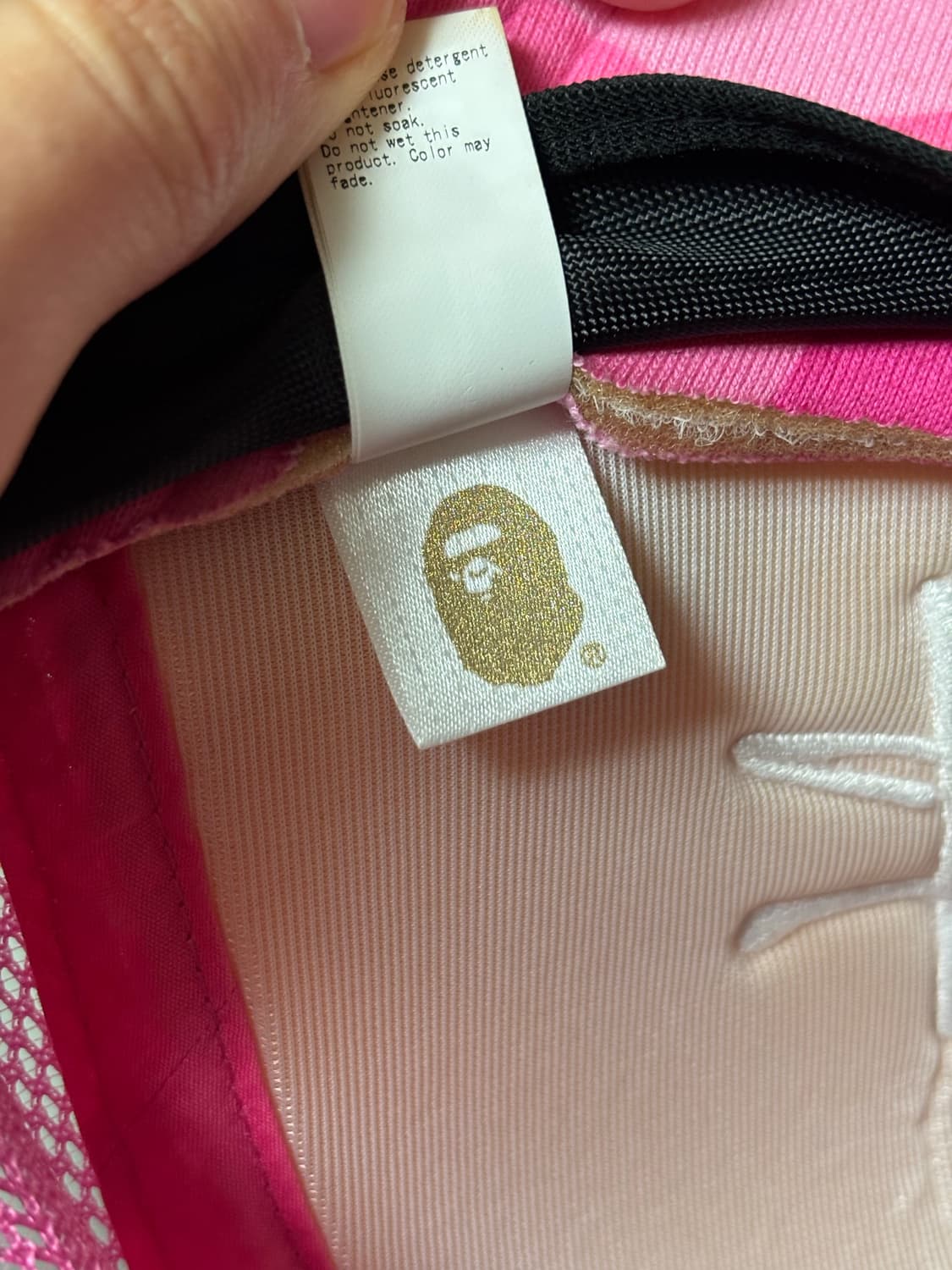 Bape x stussy trucker cap 상품이미지5