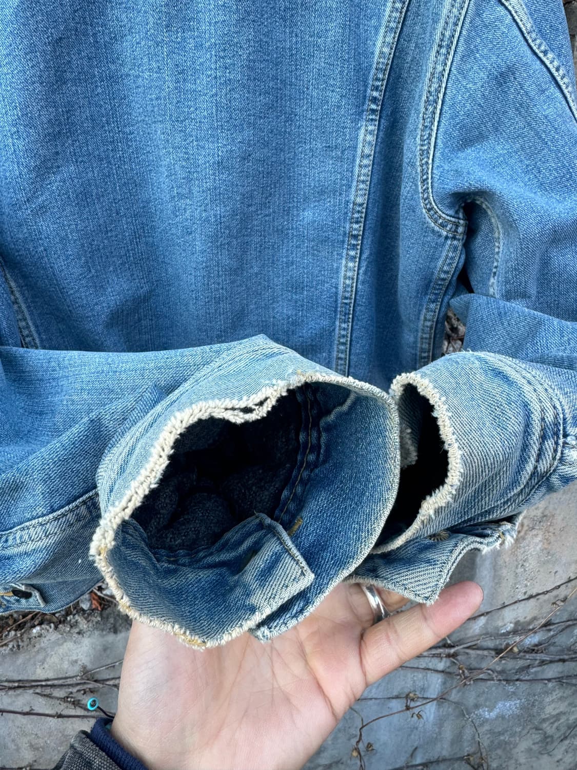 Lee japan 60s 101j 스톰라이더 복각 데님 트러커 자켓 상품이미지8