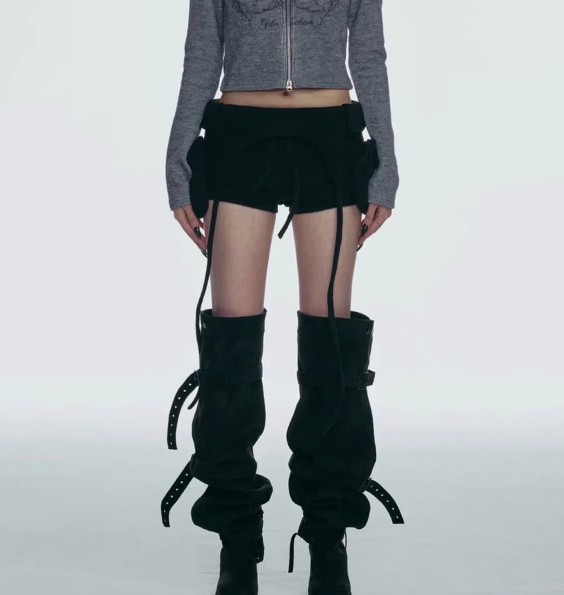 길라아카이브 니트 숏팬츠 상품이미지1