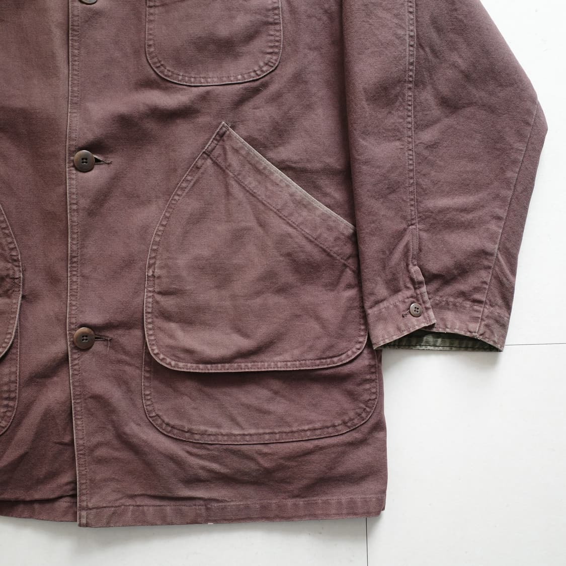 80s 엘엘빈 프리마로프트 헌팅 초어 자켓 브라운 MADE IN USA 상품이미지3