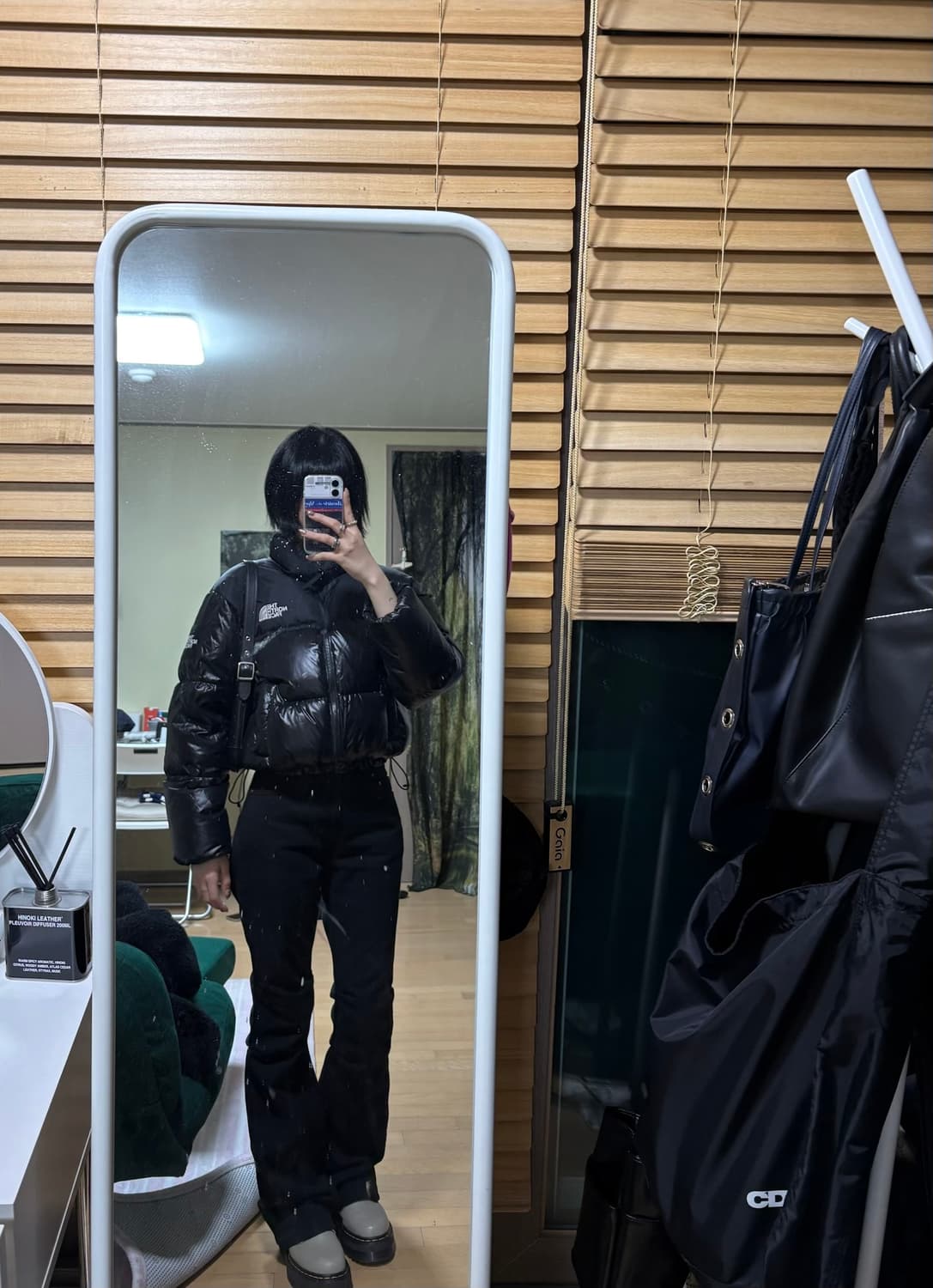 노스페이스 화이트 라벨 노벨티 눕시 다운 자켓 SP 리얼 블랙 상품이미지2