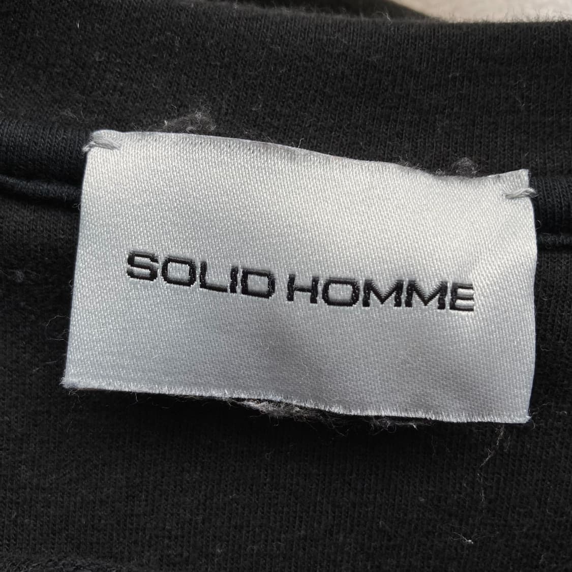 솔리드 옴므 우영미 사이드 지퍼 라인 맨투맨 상품이미지9