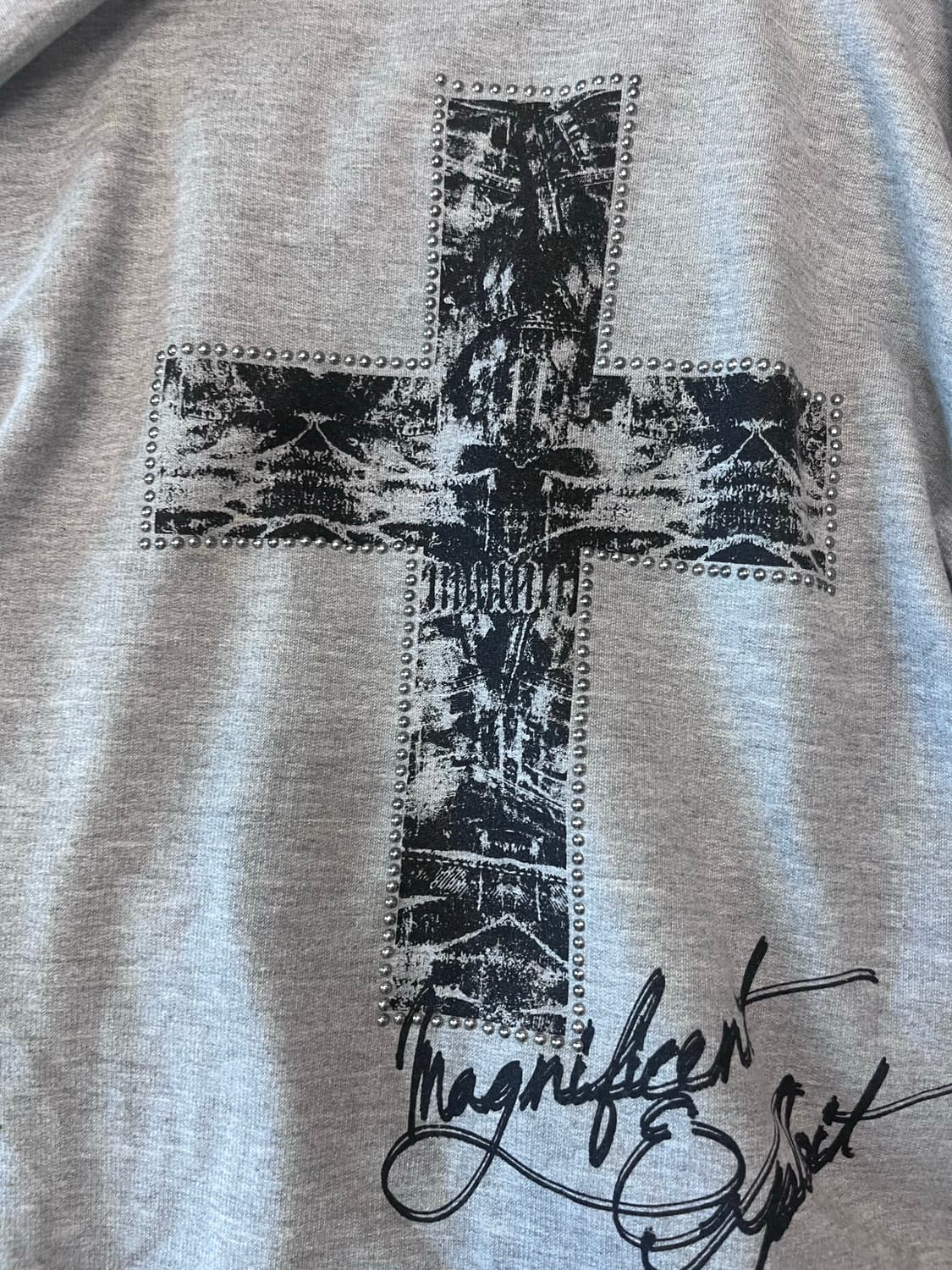 Leopard Cross print Hoodie zip up 상품이미지6