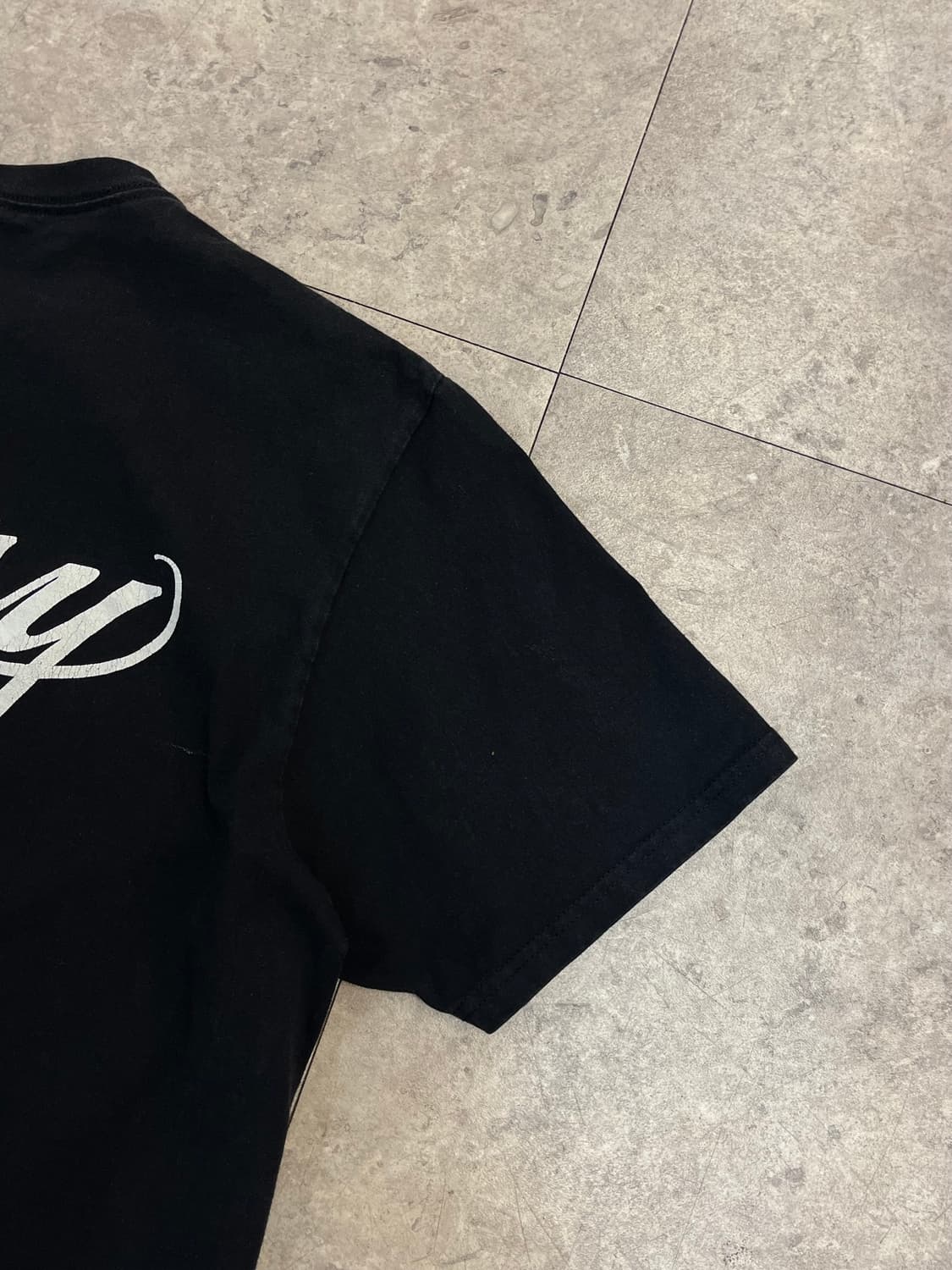 스투시 투어 반팔티 블랙 L #csz2661 상품이미지10