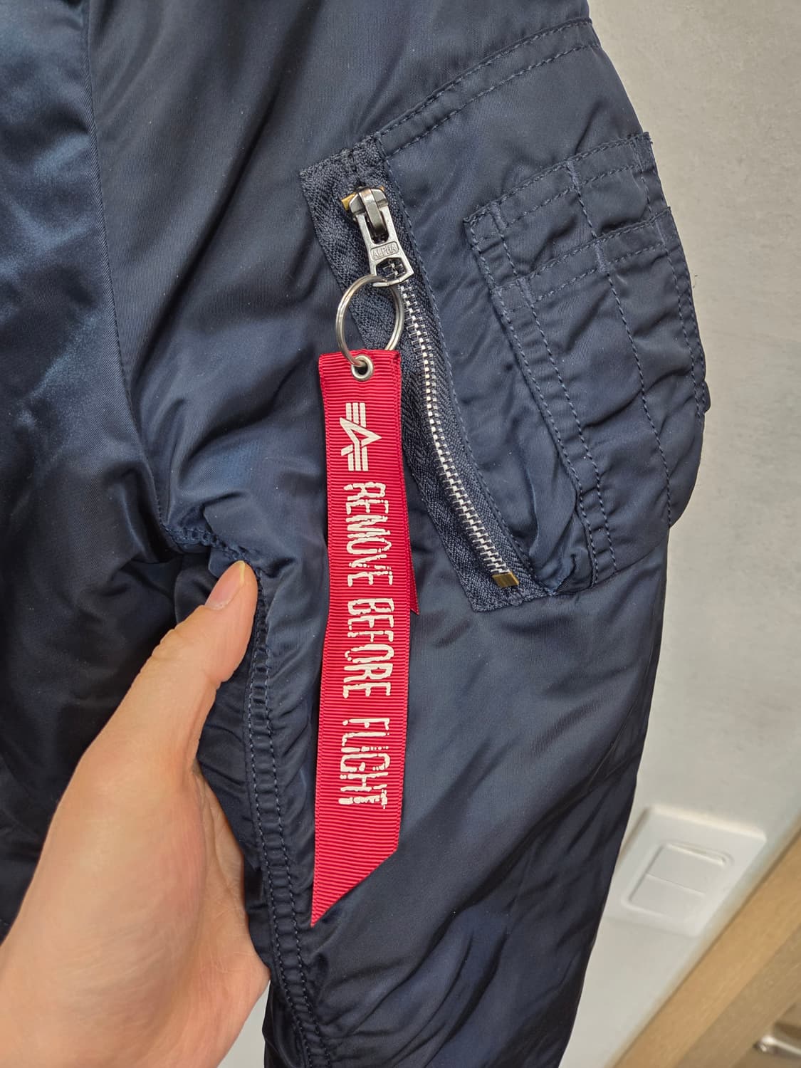 알파인더스트리 초겨울가을 ma-1 항공자켓 L 상품이미지4