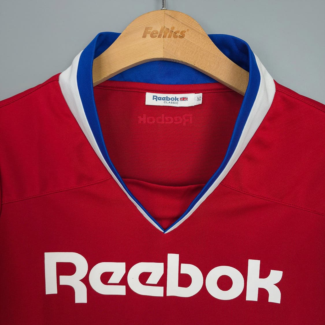 리복 Reebok 클래식 유니언잭 스트라이프 저지티 레드 85 (여성용) 상품이미지2