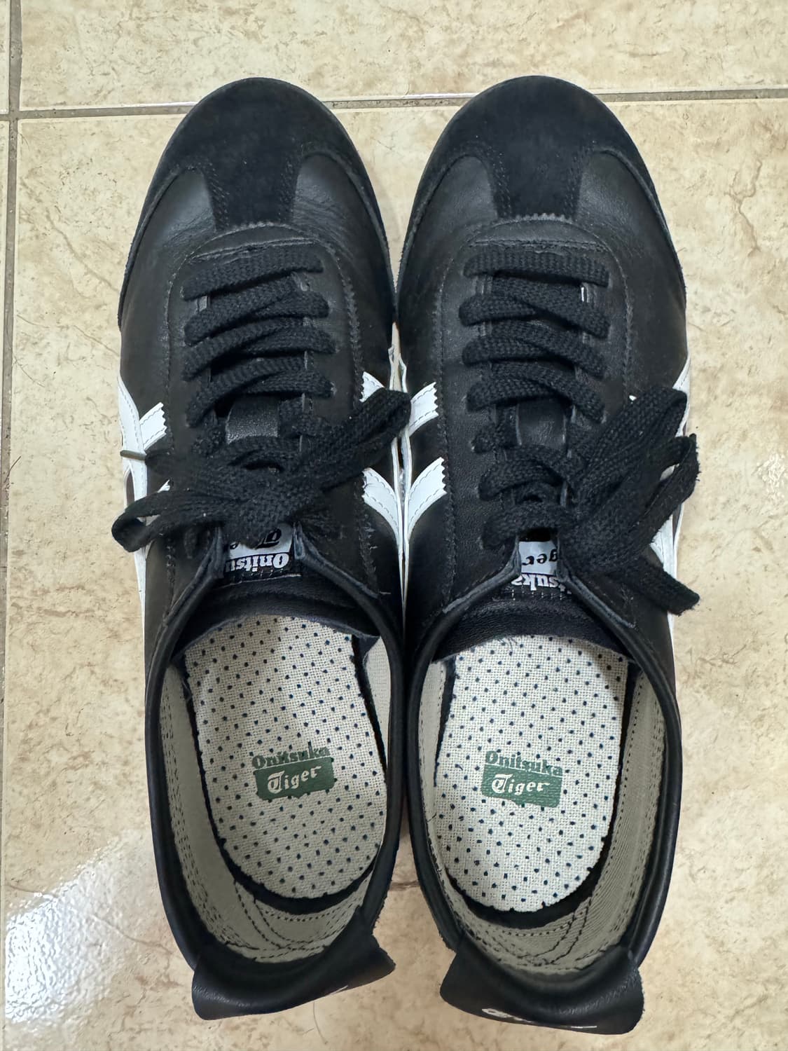 오니츠카 타이거 멕시코 66 블랙 화이트   상품이미지2