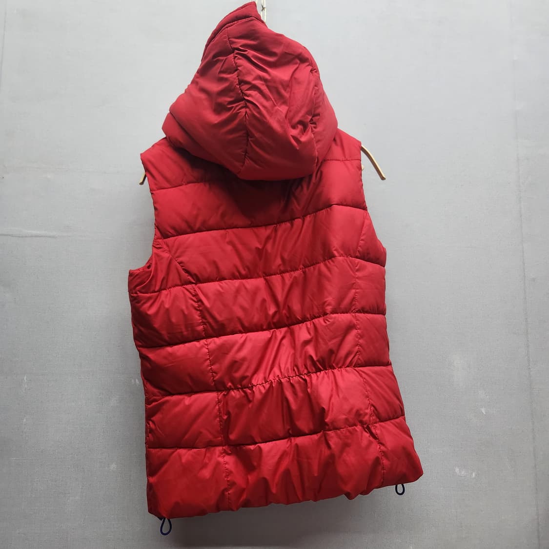 아베크롬비 로고와펜 후드 스트링 패딩조끼M(M) 상품이미지4