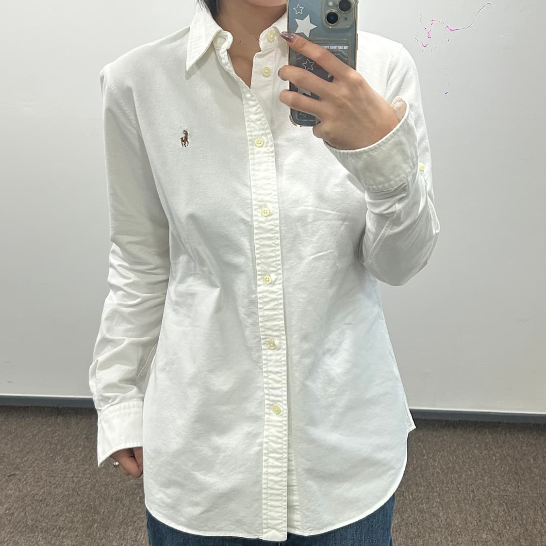 Polo 폴로 멀티포니 커스텀핏  화이트 셔츠  상품이미지1