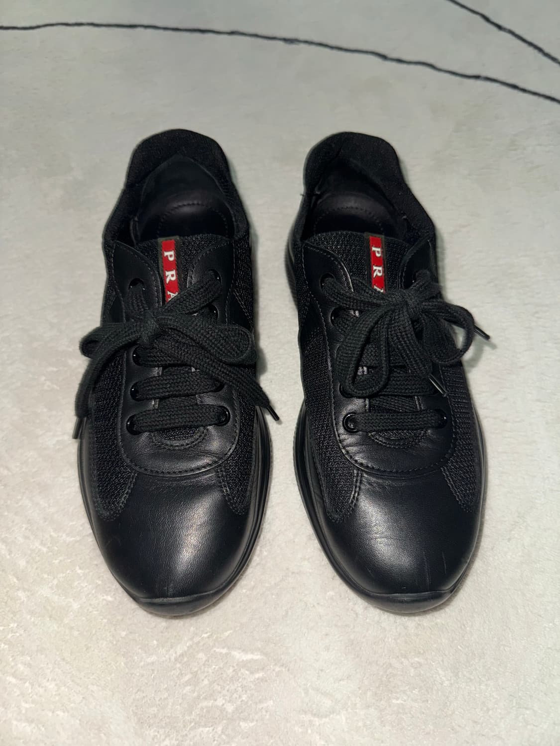 PRADA BIKER SNEAKERS BLACK 상품이미지1
