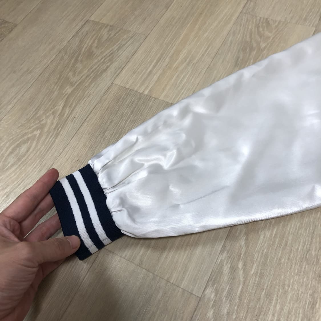 (M) 90's 길스포츠 쿠퍼스타운 뉴욕 양키즈 새틴 바시티 스타디움 상품이미지2