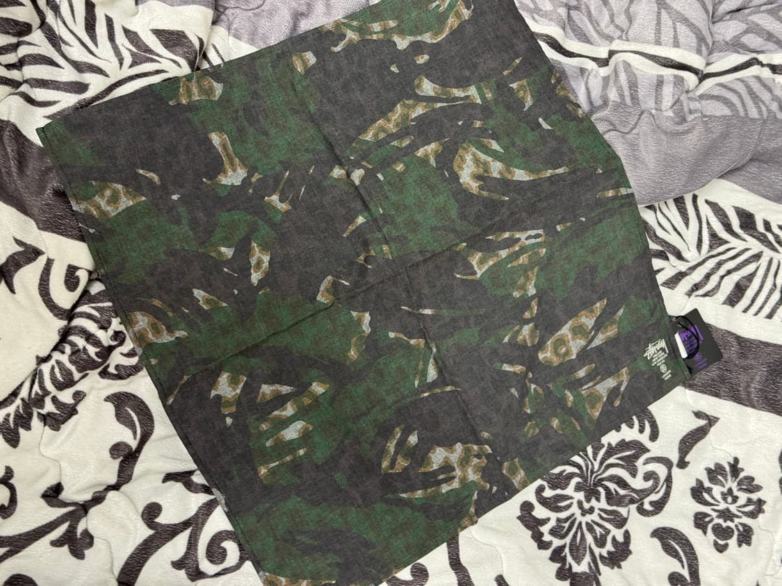 올드 스투시 카모 반다나 데드스톡 상품이미지3