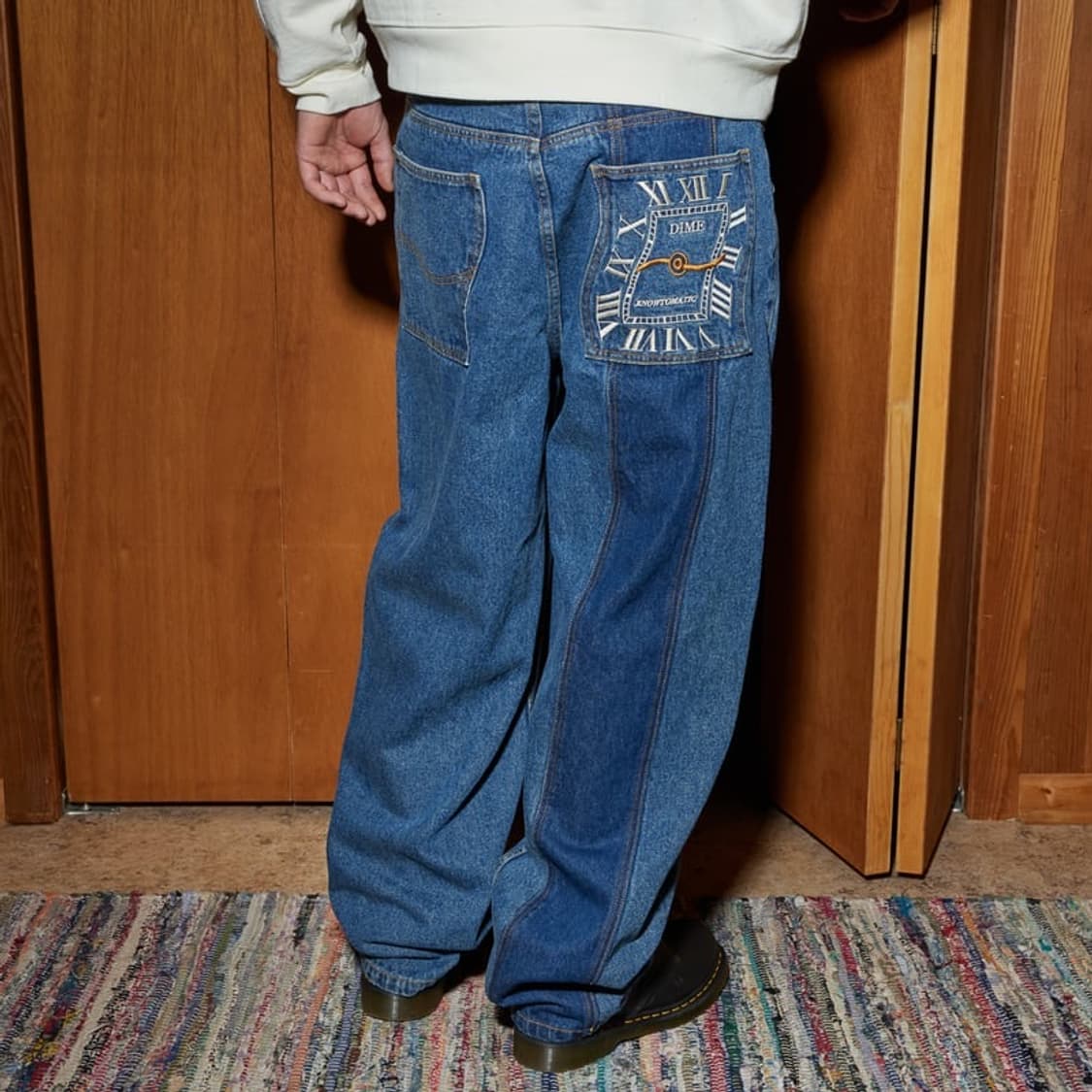 다임(Dime) 까르띠에 크래쉬 워치 패러디 배기데님 팝니다 상품이미지1