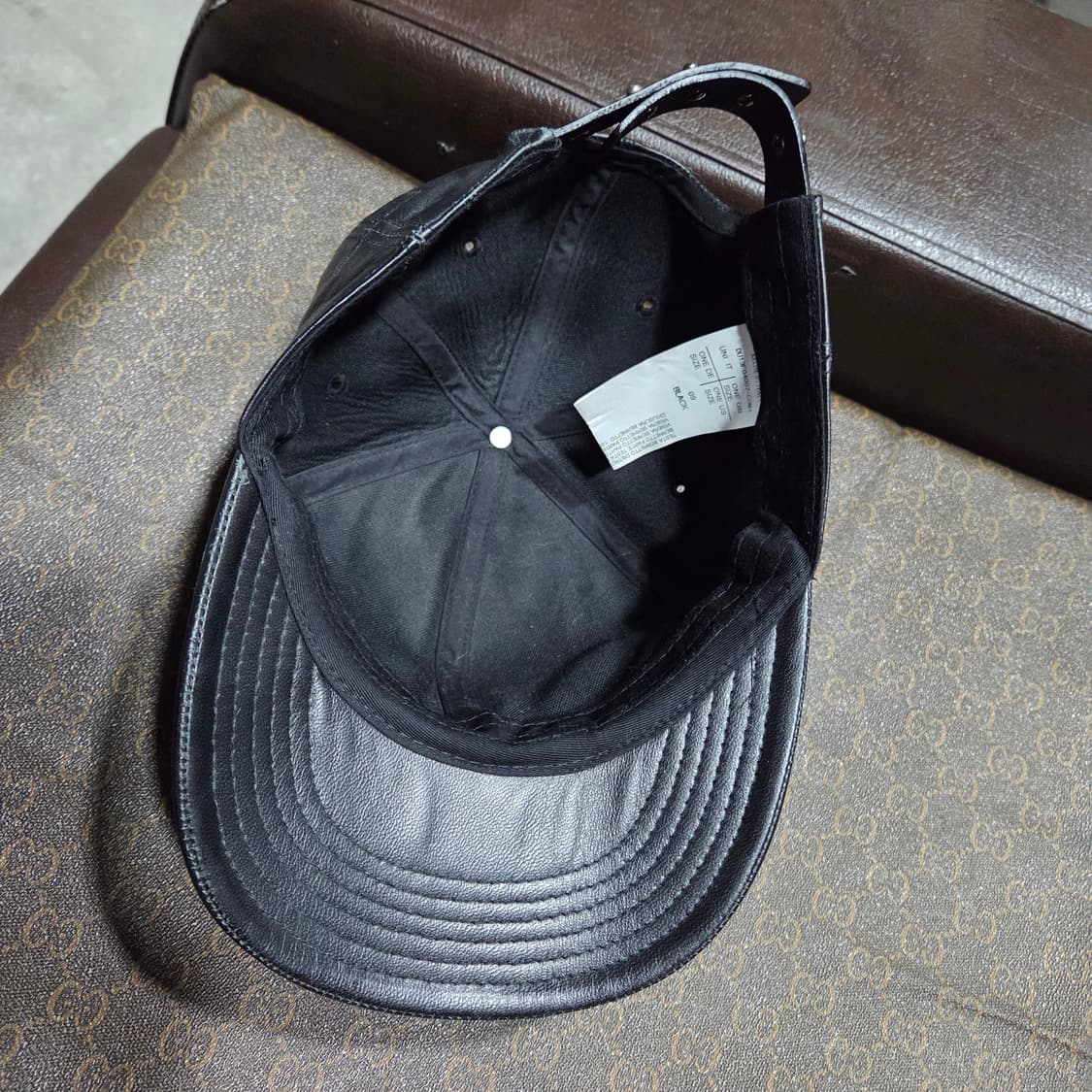 릭오웬스 가죽 볼캡 상품이미지4
