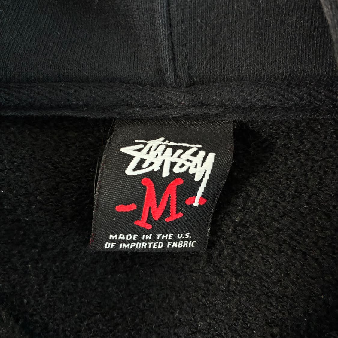 Stussy  스투시 90,s C스탁 블랙 후드티  상품이미지6